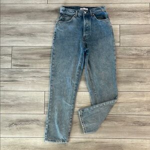 Betro Simone high rise straight leg button fly jeans size 24